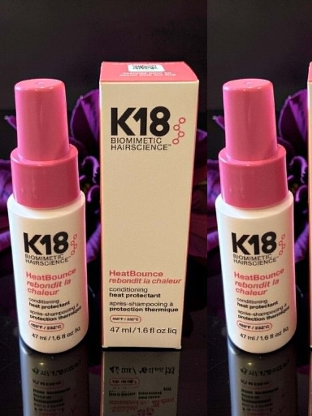K18 HeatBounce Conditioning Heat Protectant Leave In Conditioner 1.6 oz